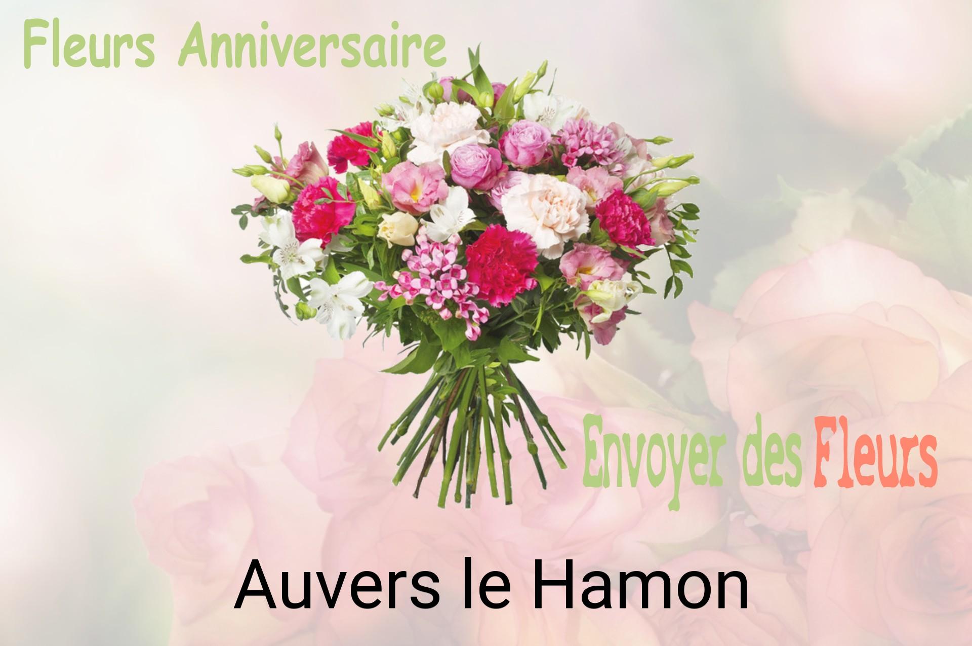 Bouquet de fleurs d’anniversaire livré à Auvers-le-Hamon