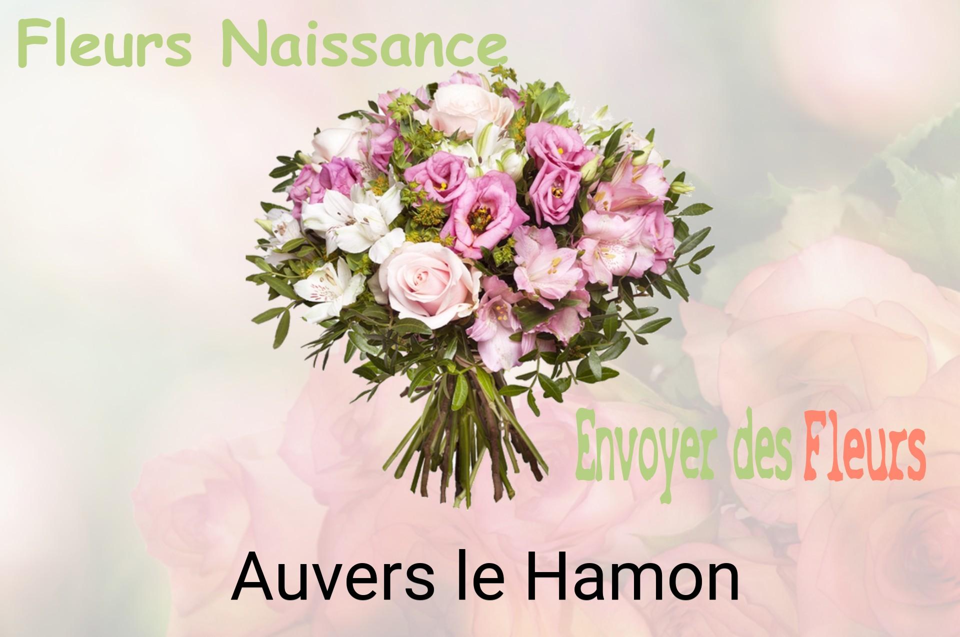 Bouquet de fleurs de naissance livré à Auvers-le-Hamon